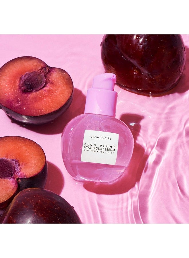 Low Recipe Plum Plump Hyaluronic Serum Hyaluronic Acid Hydrating Serum & Plum Oil For Fine Lines & Wrinkles Vitamin B5 Silk Protein & Vegan Collagen Face Serum Skin Plumping Glow Serum (30Ml)