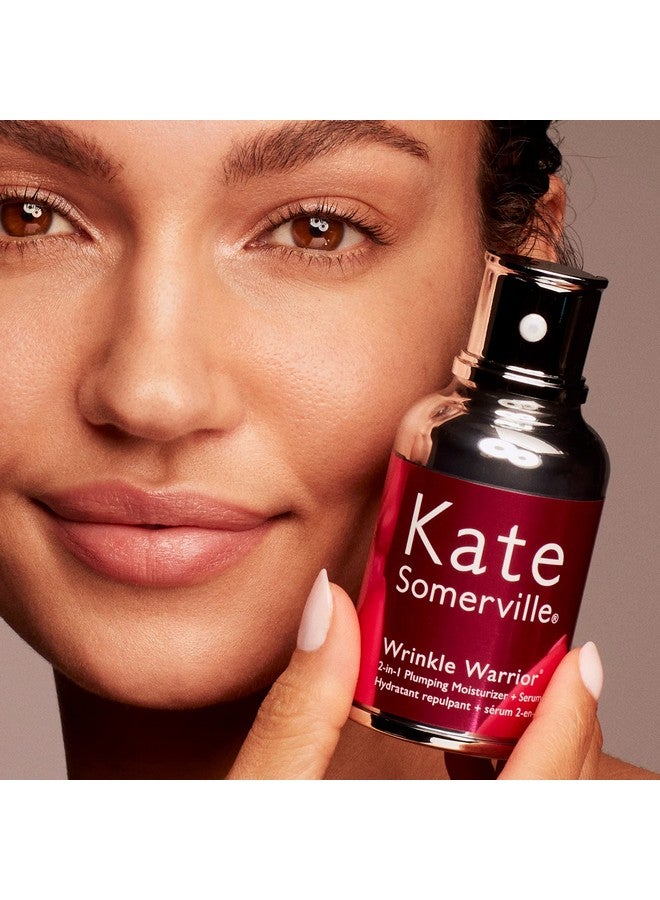 Ate Somerville Wrinkle Warrior ; 2In1 Plumping Moisturizer + Face Serum ; Instantly Hydrates & Smooths Skin ; 1.7 Fl Oz