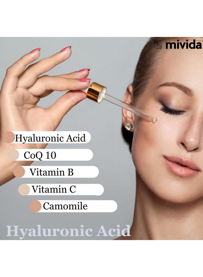 Ivida Facial Serum Set Of 3 ; Hyaluronic Acid Serum + Retinol 2.5% Serum + Vitamin C 20% Serum ; Antiaging Hydrating Brightening & Firming Serum For Face ; Skincare Set ; 1 Fl Oz Pack Of 3