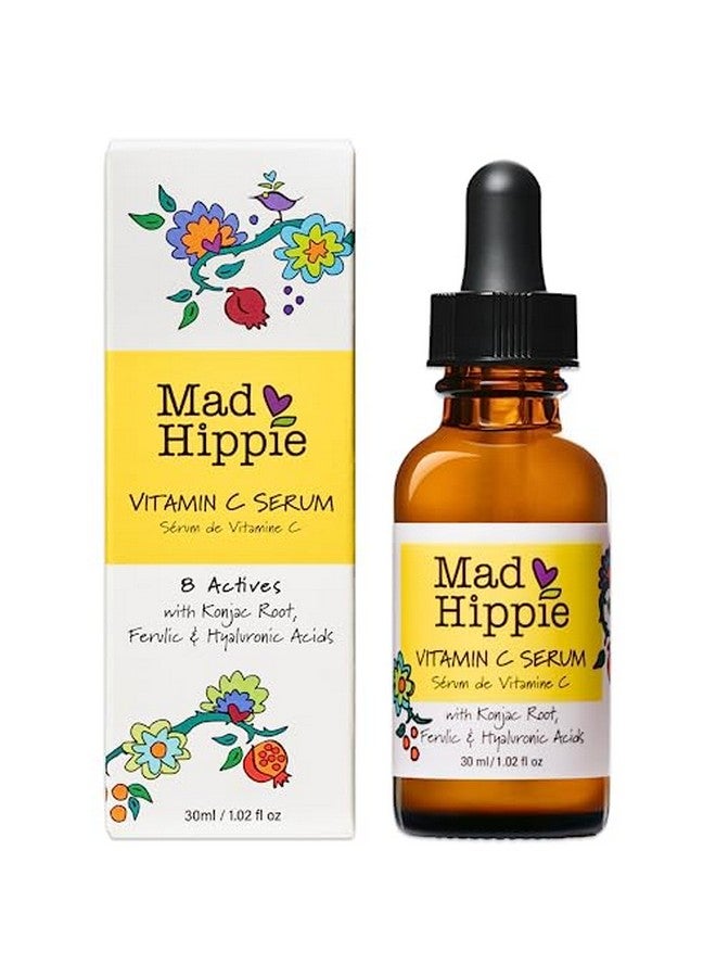 Ad Hippie Vitamin C Serum For Face With Hyaluronic Acid Vitamin E & Ferulic Acid Vitamin C Face Serum For Women/Men Skinbrightening Serum 1.02 Fl Oz