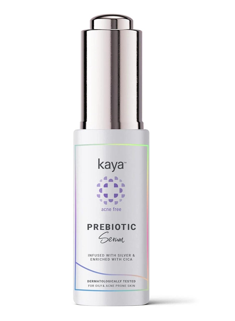 Kaya Prebiotic Face Serum 30ml Soothing Hydrating Oily Skin Lighten Acne Scars Blemishes