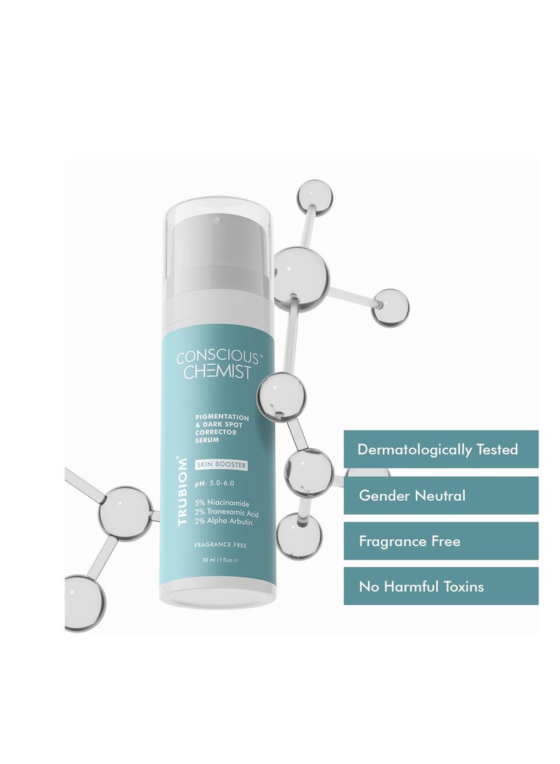 Conscious Chemist 5% Niacinamide 2% Alpha Arbutin Pigmentation and Dark Spot Corrector Serum 30ml