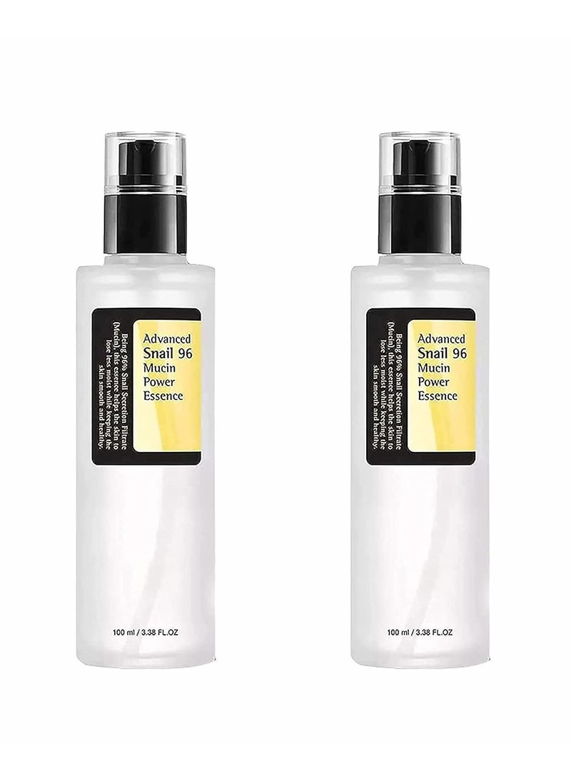 Pack Of 2 Advanced Snail 96 Mucin Power Essence 100ml