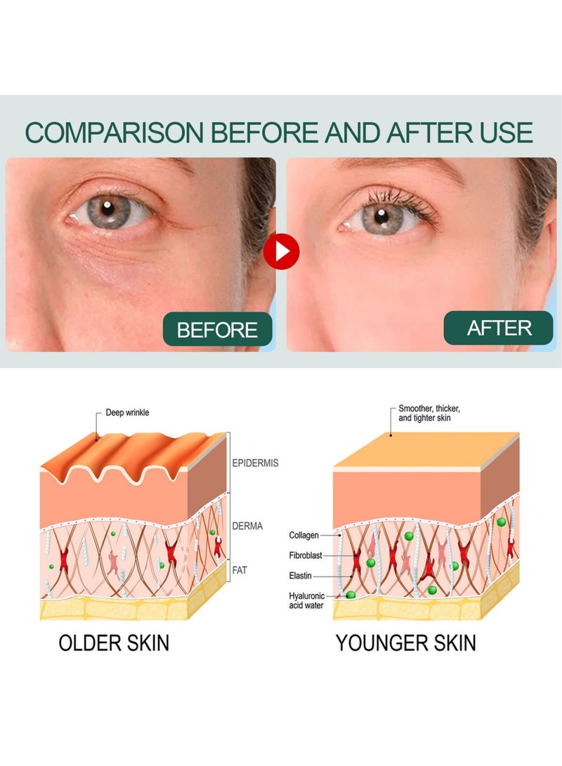 Deep Anti Wrinkle Essence Fades Fine Lines at the Corners of the Eyes Moisturize Rejuvenates and Brightens Skin Tone
