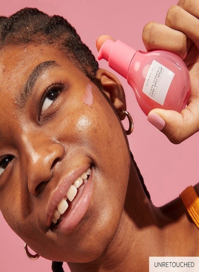 GLOW RECIPE Guava Vitamin C Dark Spot Serum 30ml – Brightening & Even Skin Tone Treatment with 5 Forms of Vitamin C, Guava Extract, and Niacinamide