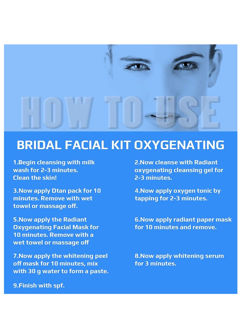 O3+ Bridal Facial Kit Oxygenating Glow Skin for Deep Cleansing Bright & Radiant Complexion