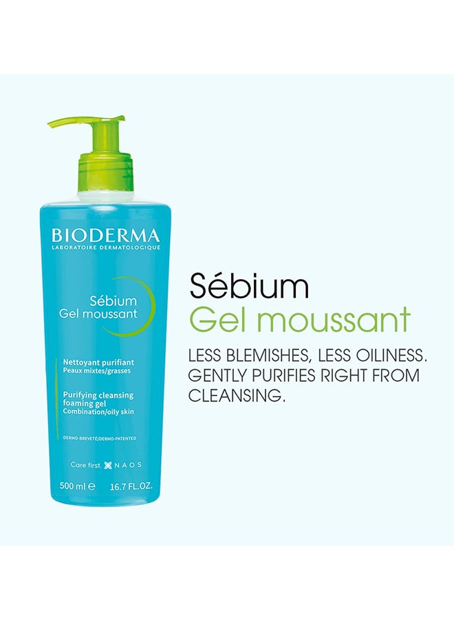 Sebium Gel Moussant Purifying Foaming Blue 500ml
