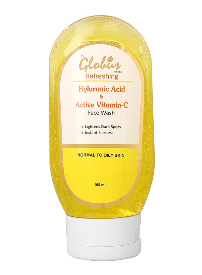 Pack Of 4 Hyluronic Acid & Active Vitamin-C Face Washes 400ml