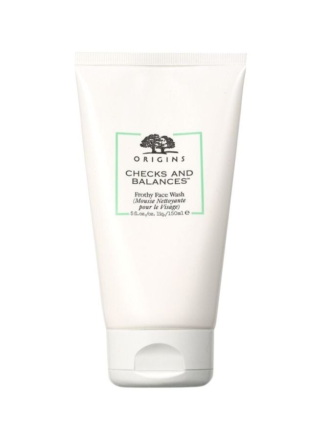 Checks And Balances Frothy Face Wash 150ml