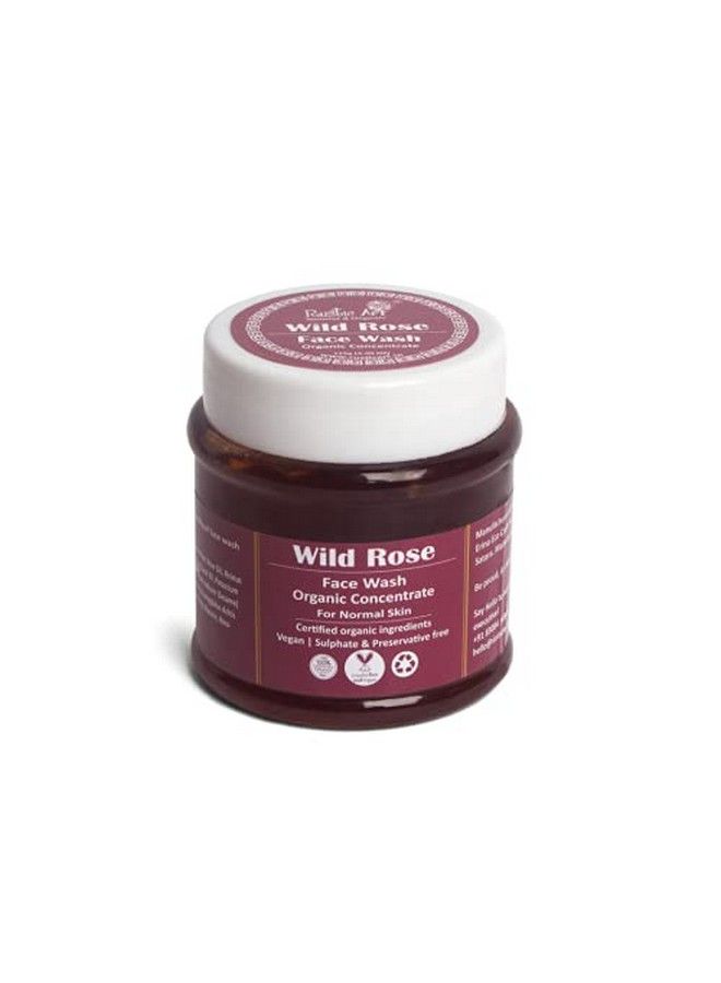 Organic Wild Rose Face Wash Concentrate 125G ; Normal To Dry Skin ; Enriched With Mango Butter