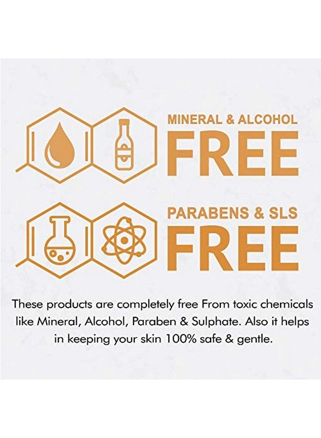 Wild Turmeric Face Wash With Orange Extract For Glowing Skin Fights With Pollution & Dust Reduce Pigmentation Nourishes Your Skin 65Ml Each Pack Of 4