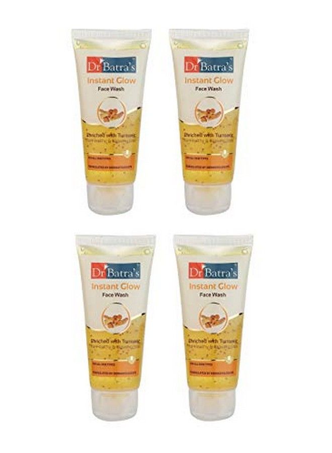 Instant Glow Face Wash Enriched With Turmeric For Healthy & Glowing Skin 50 Gm (Pack Of 4)