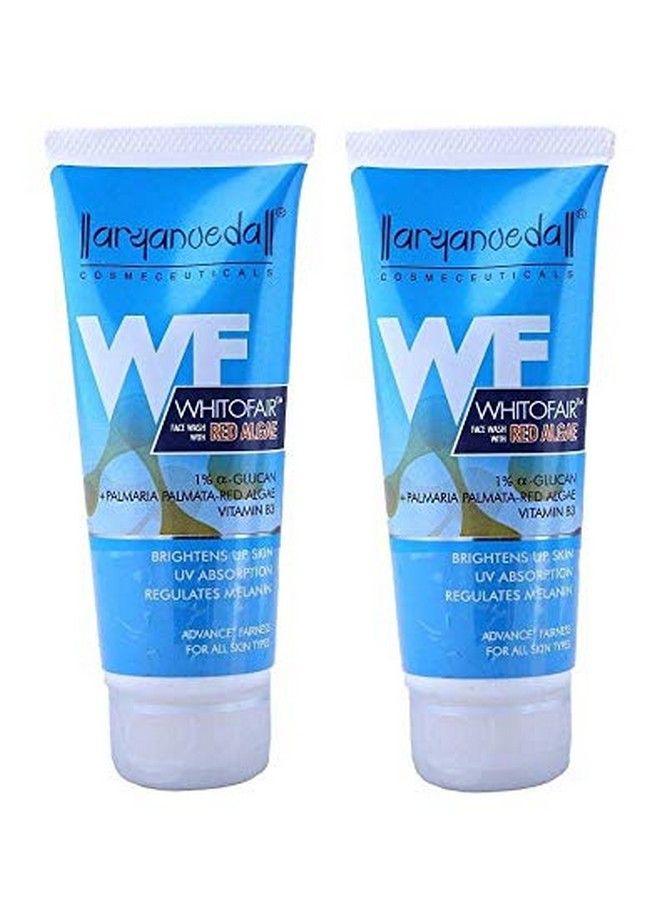 Unisex Brightens Up Skin Uv Absorption Regulates Melanin Whitofair Face Wash 60Ml (Pack Of 2)