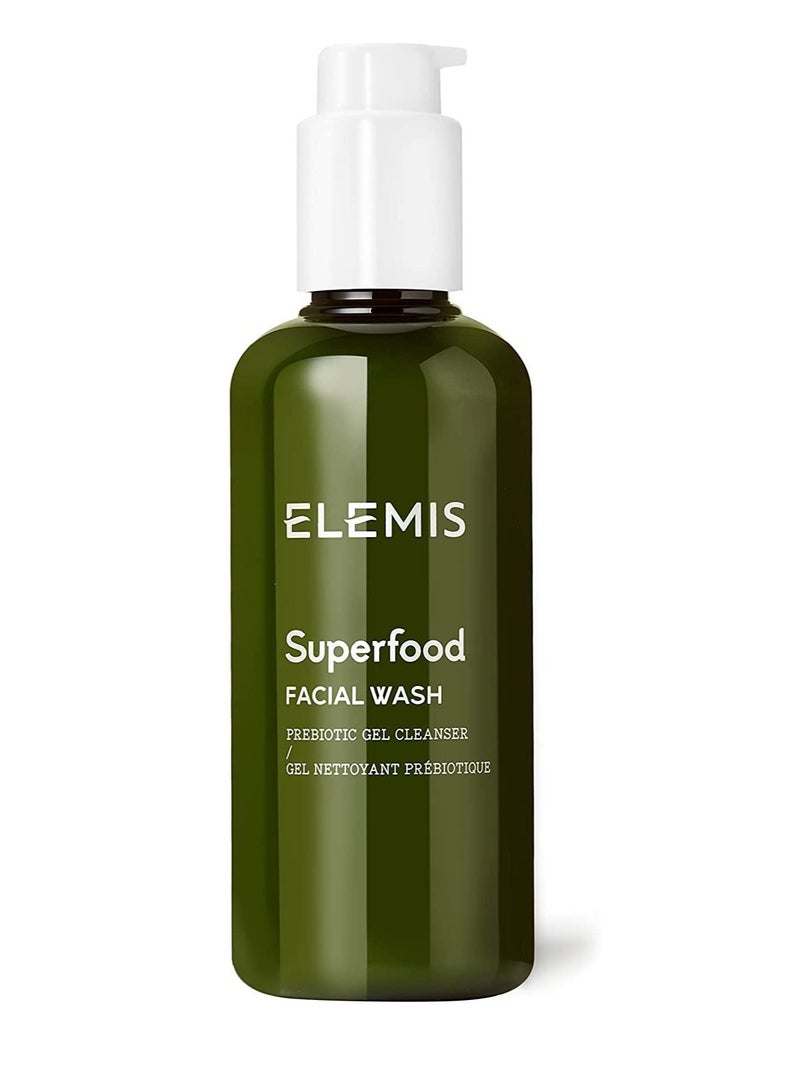 Superfood Facial Wash Gel Skin Cleanser With Pre Biotic 200 Ml