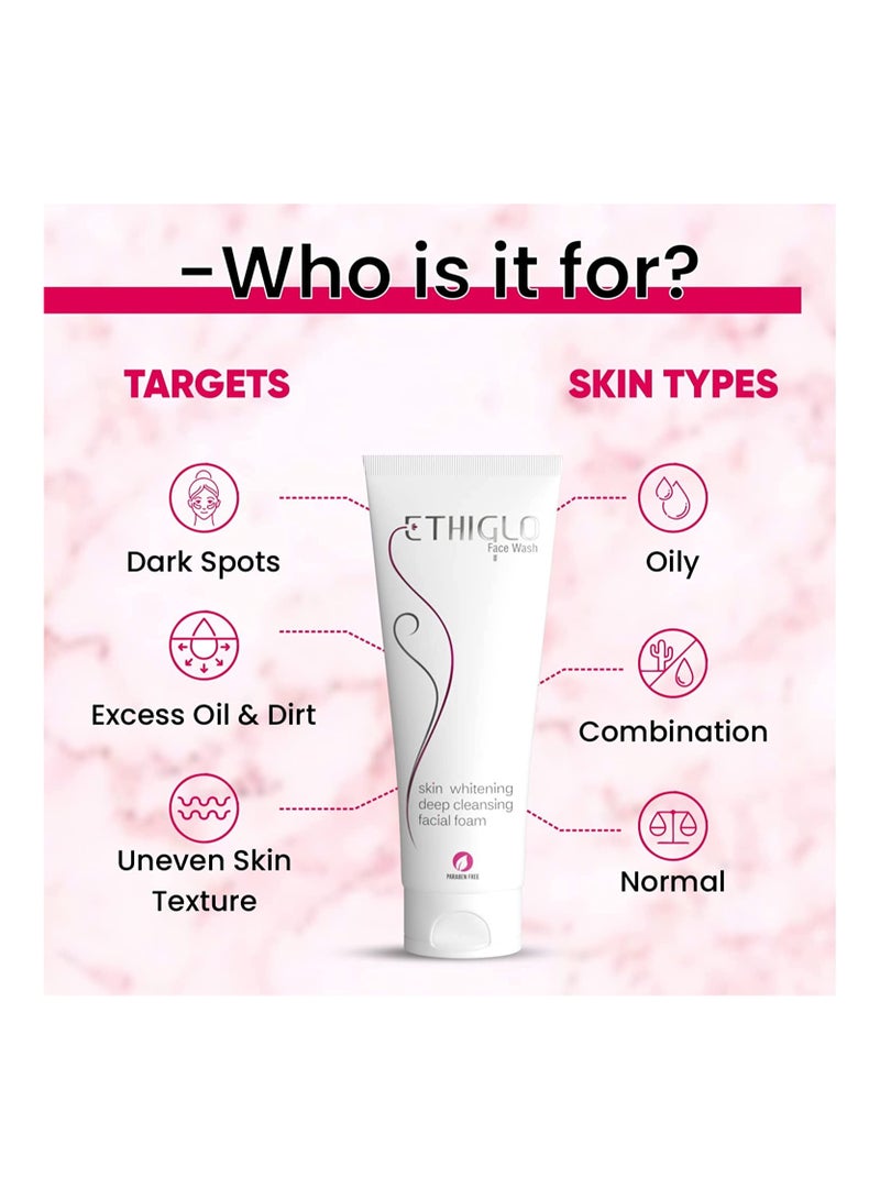 Ethiglo Skin whitening Facewash 70g