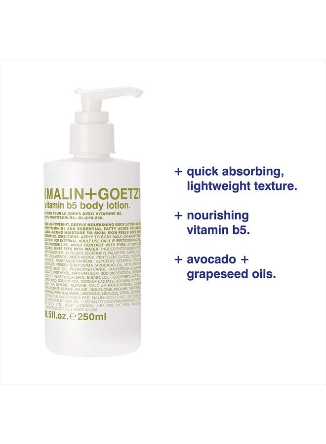 Vitamin B5 Body Lotion for Women & Men—Lightweight, Strong Nourishment. Improve Softness, Elasticity. An Everyday Essential To Heal All Skin Types. Vegan & Cruelty-Free 8.5 Fl Oz