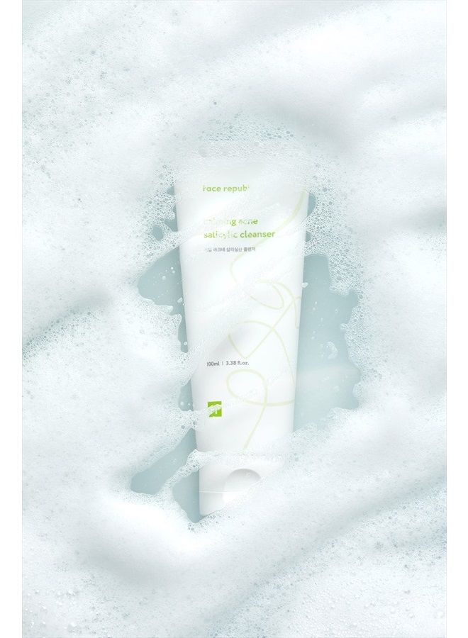 Calming Acne Salicylic Cleanser 100mL | Vegan Certified | Acne Care | Low pH | Calming & Clarifying | Korean Skincare