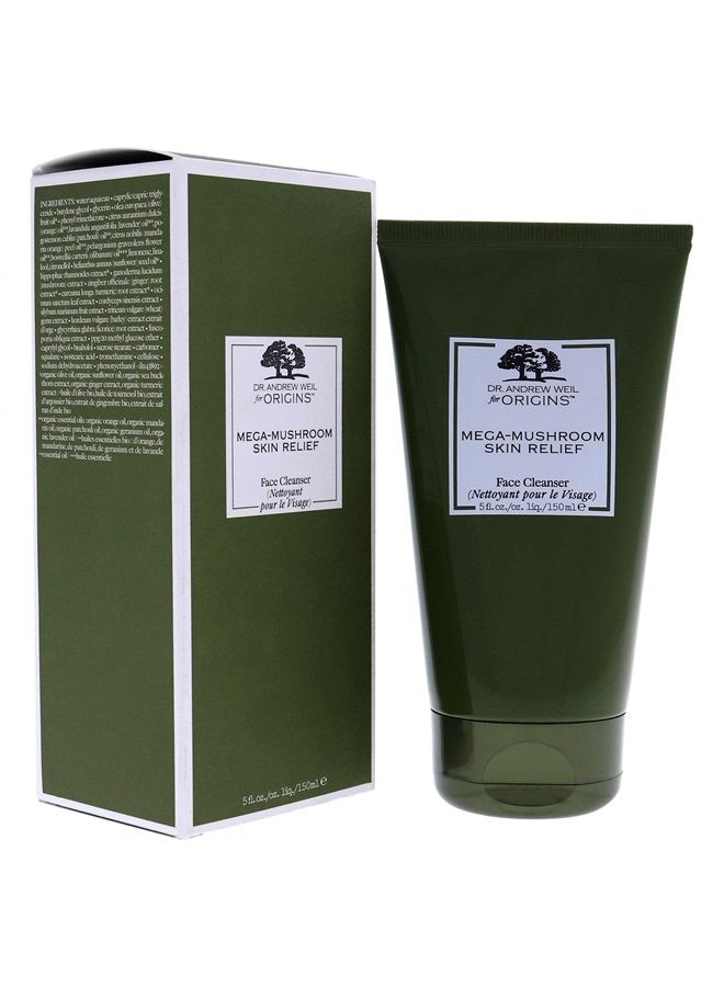 Mega-Mushroom Skin Relief Face Cleanser 5 oz, 5 Fl Oz (Pack of 1) (175278)