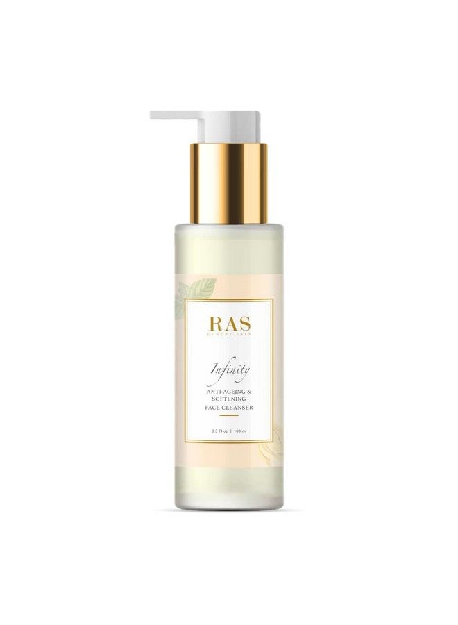 Infinity Anti Ageing Crème Face Cleanser; Face Wash With Calendula Shea Butter & Red Algae; Soothes Skin Locks In Moisture Makes Skin Plump & Supple; Intensely Nourishes 100Ml