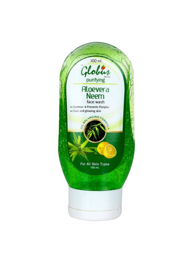 Globus Aloe Vera Neem Tulsi Face Wash 100 Ml (Pack Of 4)