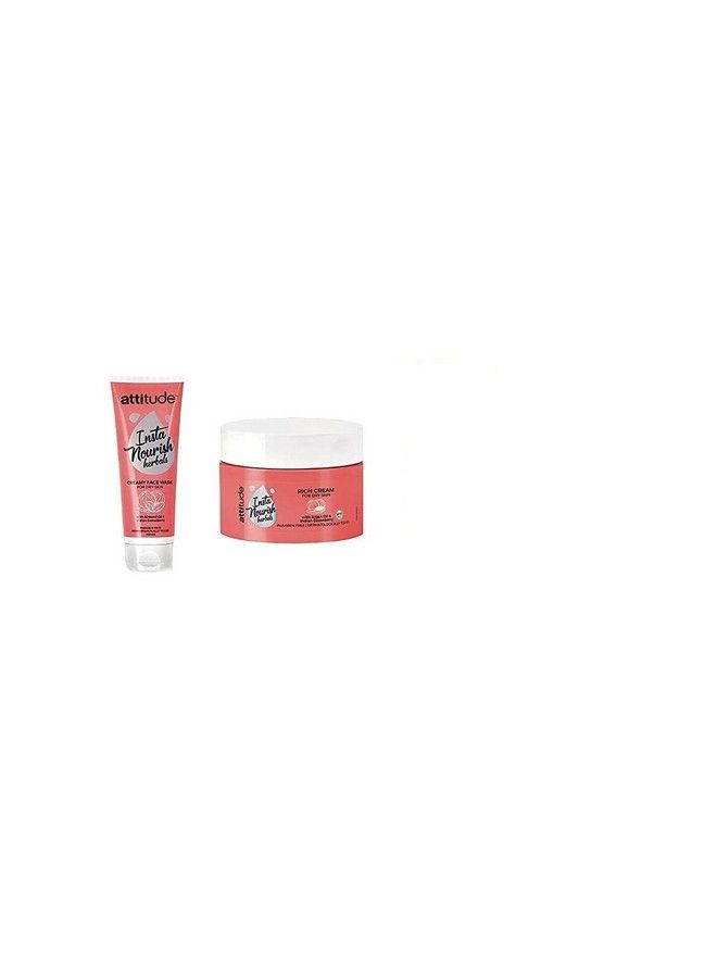 Attitude Moisturiser (45 G) & Face Wash (100 Ml) For Dry Skin