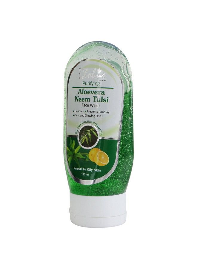 Globus Aloe Vera Neem Tulsi Face Wash 100 Ml (Pack Of 3)