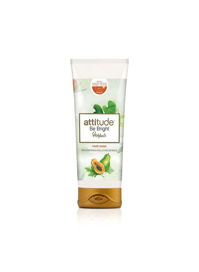 Attitude Be Bright Herbals Face Wash 100Ml Pack