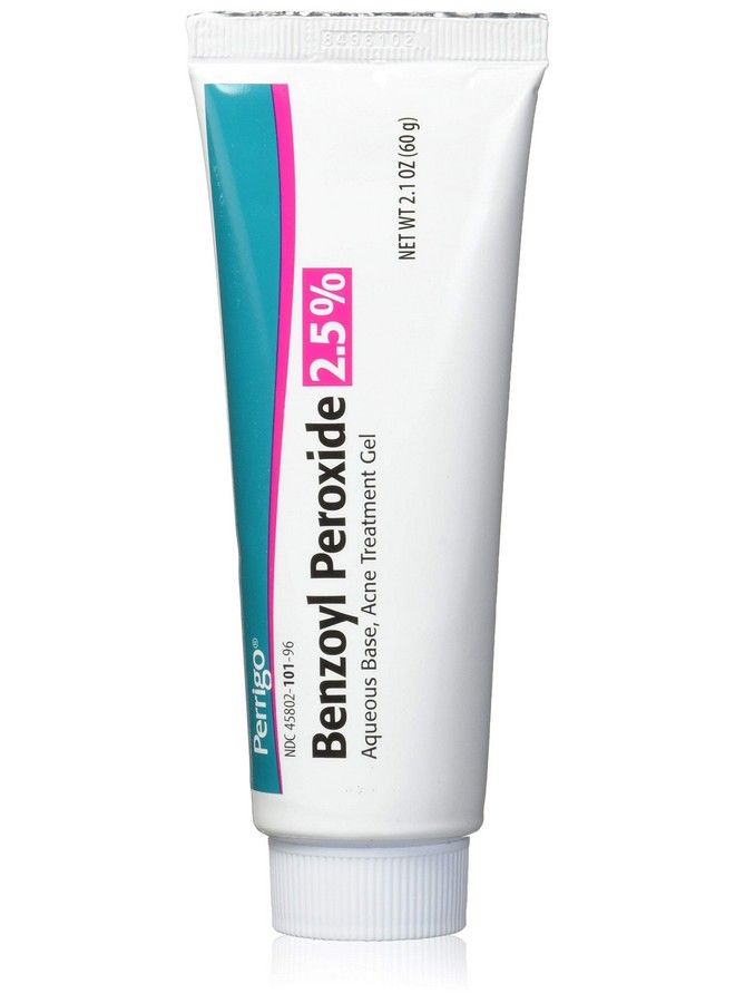 2.5% Benzoyl Peroxide Acne Treatment Gel 60Gm Tube