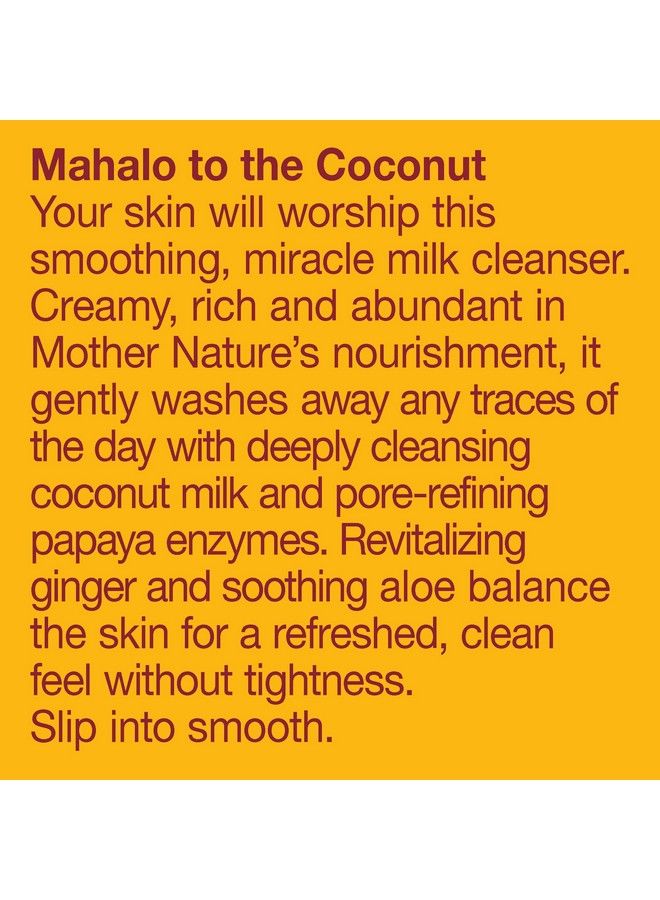 Hawaiian Nourishing Face Wash Coconut Milk 8 Fl Oz