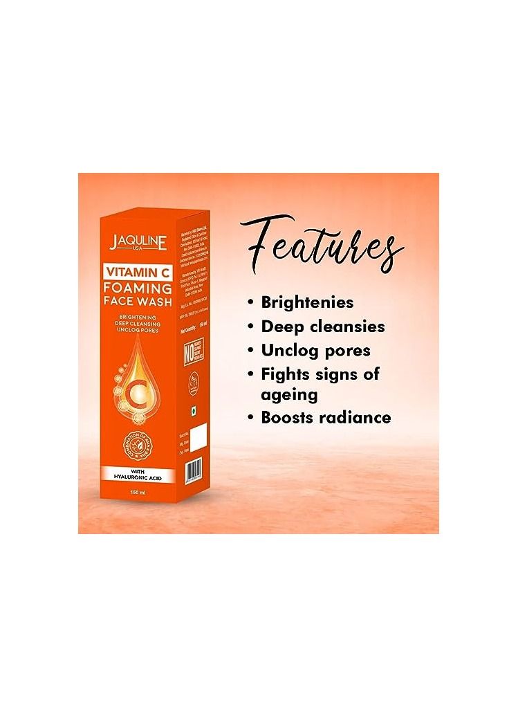 Jaquline USA Vitamin C Foaming facewash