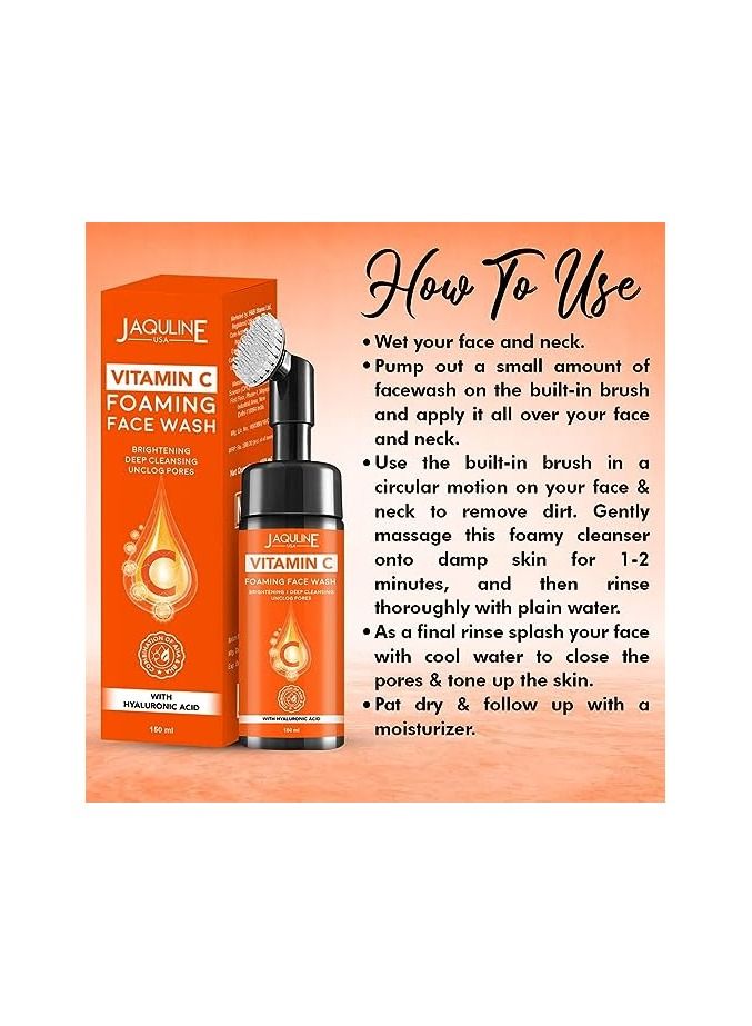 Jaquline USA Vitamin C Foaming facewash