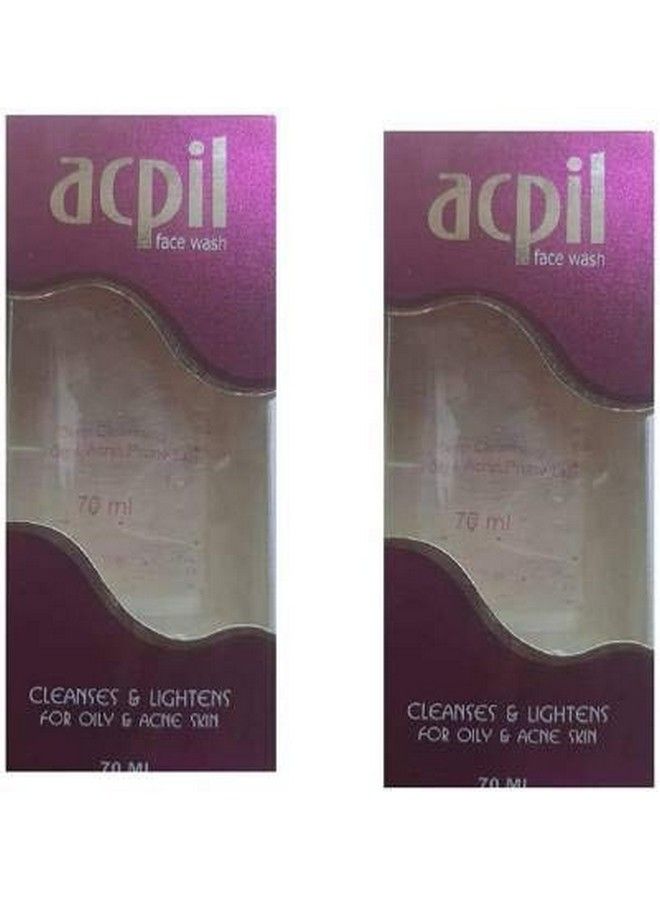 Acpil Fair Derma Face Wash For Oily & Acne Skin Face Wash 70 Ml (Pack Of 2)