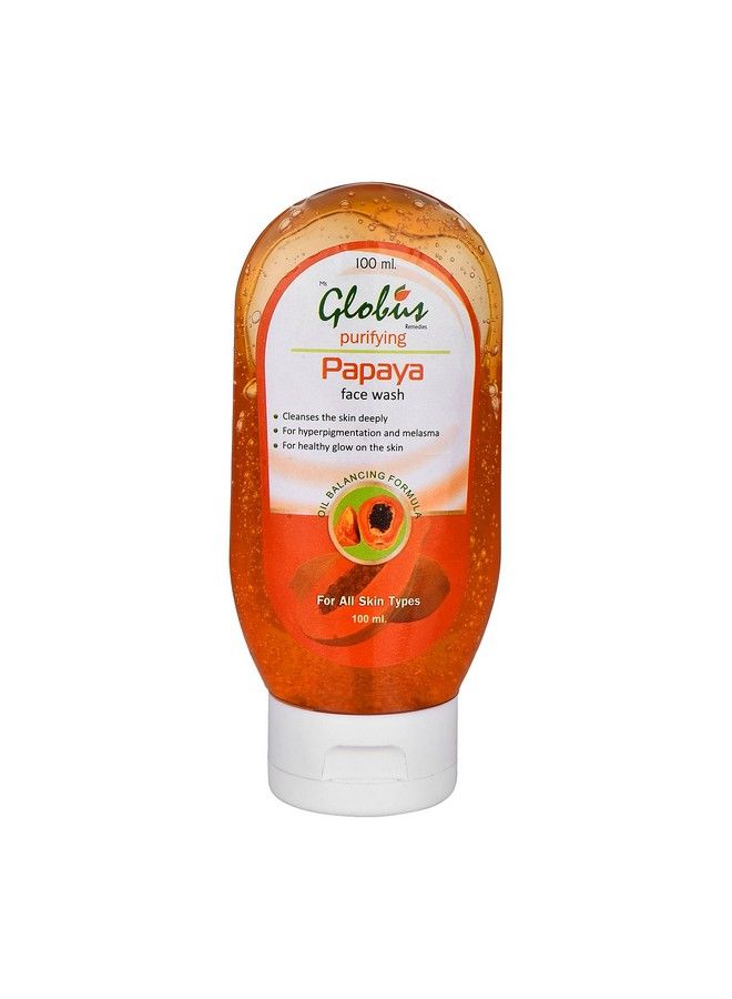 Globus Papaya Purifying Face Wash 100 Ml (Pack Of 5)