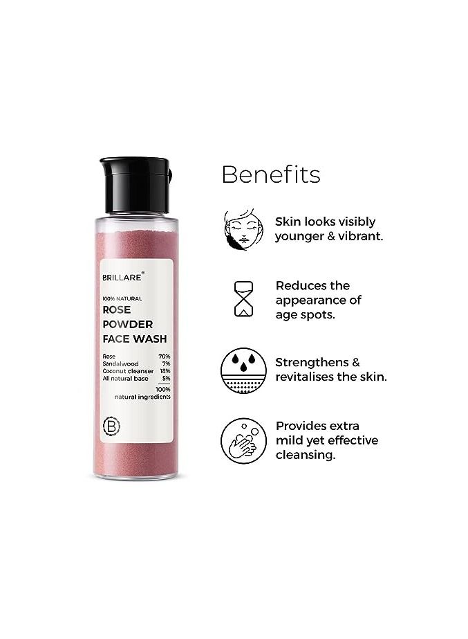 Brillare Rose Face Wash