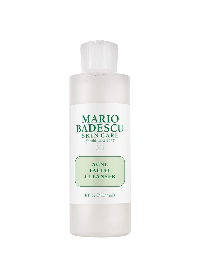 Ario Badescu Acne Facial Cleanser For Combination & Oily Skin Oilfree Face Wash With Salicylic Acid & Aloe Vera Deep Pore Clean 6 Fl Oz (Pack Of 1)