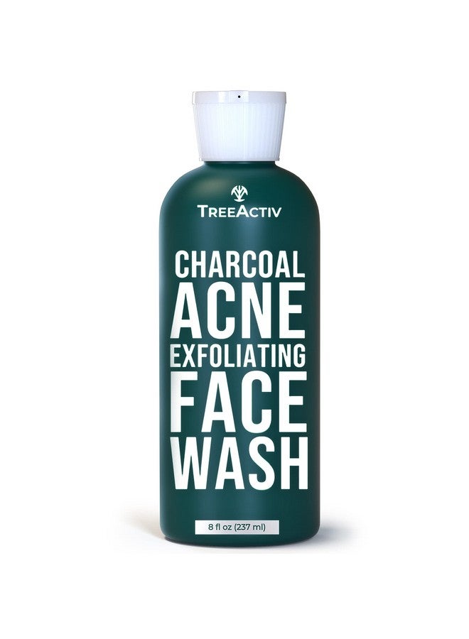 Reeactiv Acne Charcoal Face Wash 8 Fl Oz Daily Face Wash With Sulfur Honey Charcoal Exfoliating Face Cleanser Mens Face Wash For Acne Deep Cleansing Charcoal Face Wash For Women And Men 425+ Uses