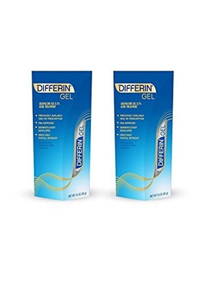 Ifferin Adapalene Gel 0.1% Acne Treatment 45 Gram 180Day Supply 1.6 Ounce (Pack Of 2)