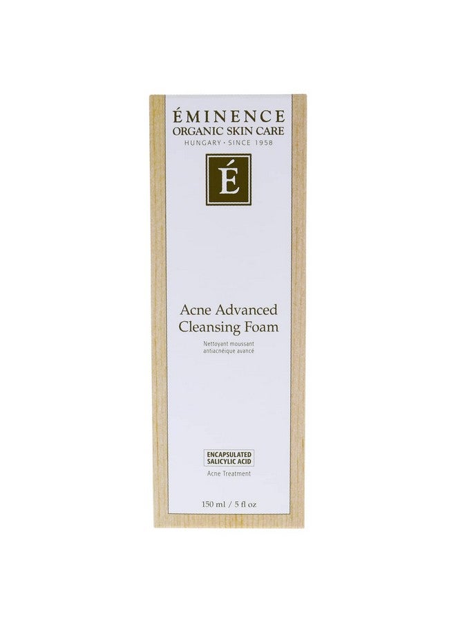 Minence Organic Skincare 2114/Em Acne Advanced Cleansing Foam 5 Oz / 150 Ml 5.0 Ounce