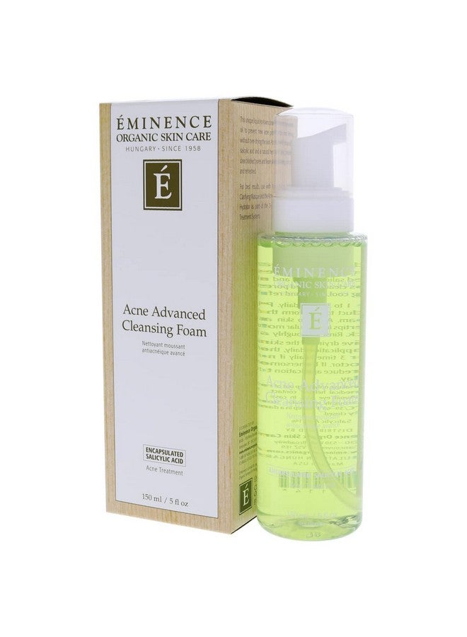 Minence Organic Skincare 2114/Em Acne Advanced Cleansing Foam 5 Oz / 150 Ml 5.0 Ounce