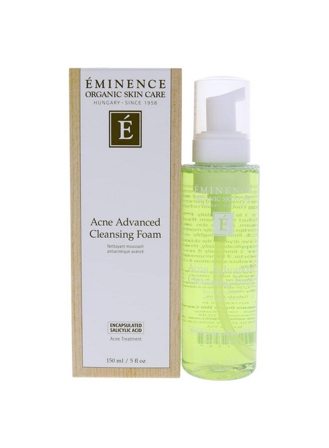 Minence Organic Skincare 2114/Em Acne Advanced Cleansing Foam 5 Oz / 150 Ml 5.0 Ounce