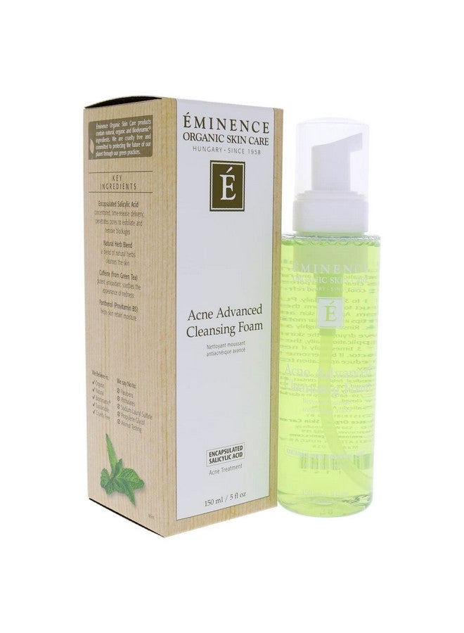 Minence Organic Skincare 2114/Em Acne Advanced Cleansing Foam 5 Oz / 150 Ml 5.0 Ounce