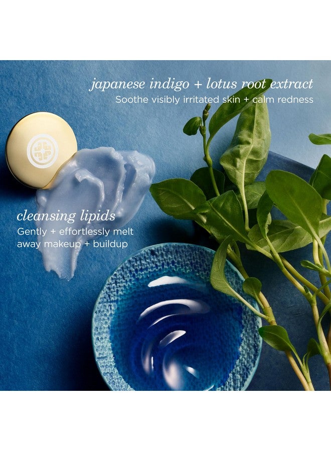 Atcha The Indigo Cleansing Balm ; Gentle Moistuirizing Cleanser Fragrancefree Butterysoft Balm That Melts To Gently Cleanse & Remove Makeup ; 1.9 Oz