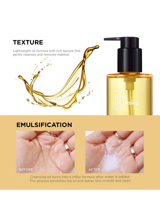 Pore Cleansing Oil Gentle Blackhead Cleanser And Makeup Remover For Sensitive Skin [Pha] (10.14 Oz)