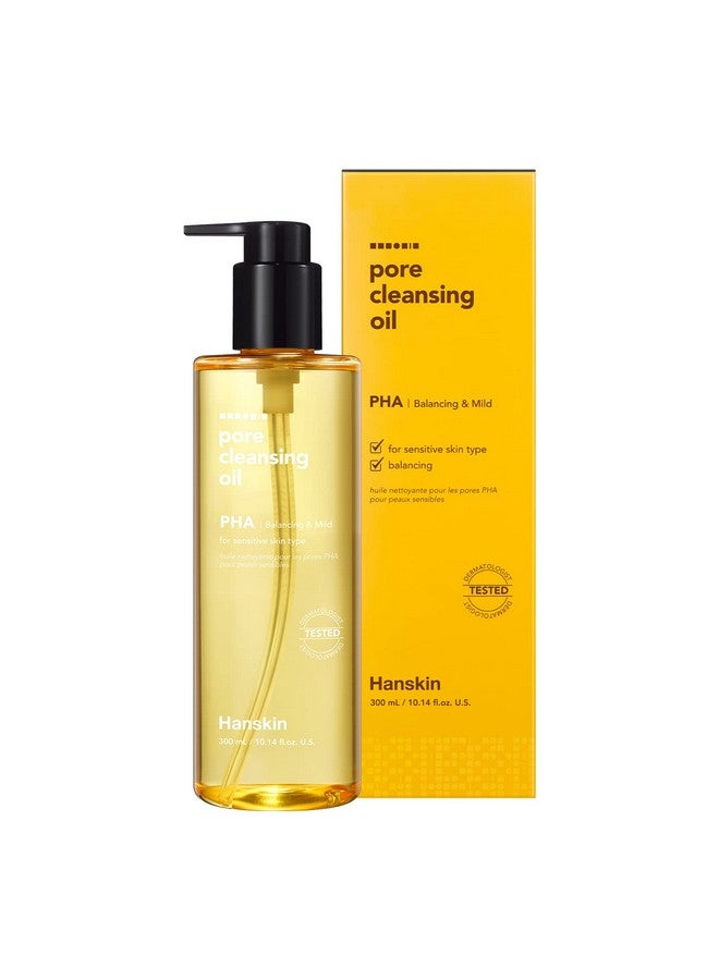 Pore Cleansing Oil Gentle Blackhead Cleanser And Makeup Remover For Sensitive Skin [Pha] (10.14 Oz)