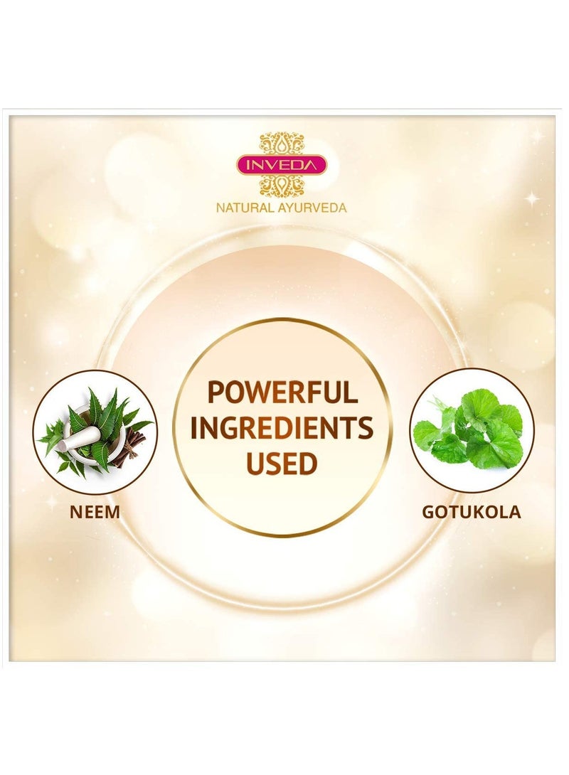 Inveda Purifying Neem Gotukola Face Wash for Removing Pimples Scar and Blemishes 100ml