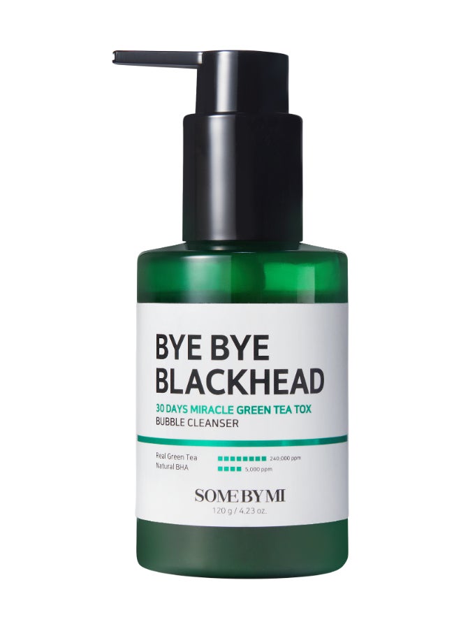 Bye Bye Blackhead 30 Days Miracle Green Tea Tox Bubble Cleanser 120grams