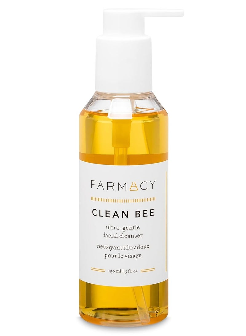 Farmacy Clean Bee Gentle Facial Cleanser - Daily Face Wash & Moisturizer w/Hyaluronic Acid