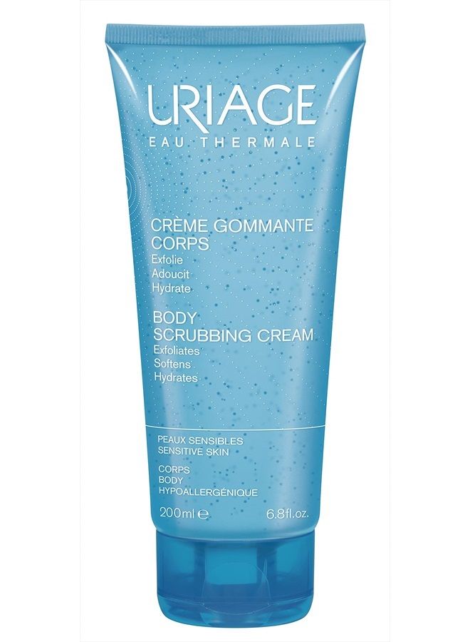 URIAGE Body Scrubbing Cream 6.8 fl.oz. | High-Tolerance Exfoliating Treatment that Effectively Eliminates Dead Skin while Softening and Hydrating | Scrub for All Skin Types, Sensitive Ones