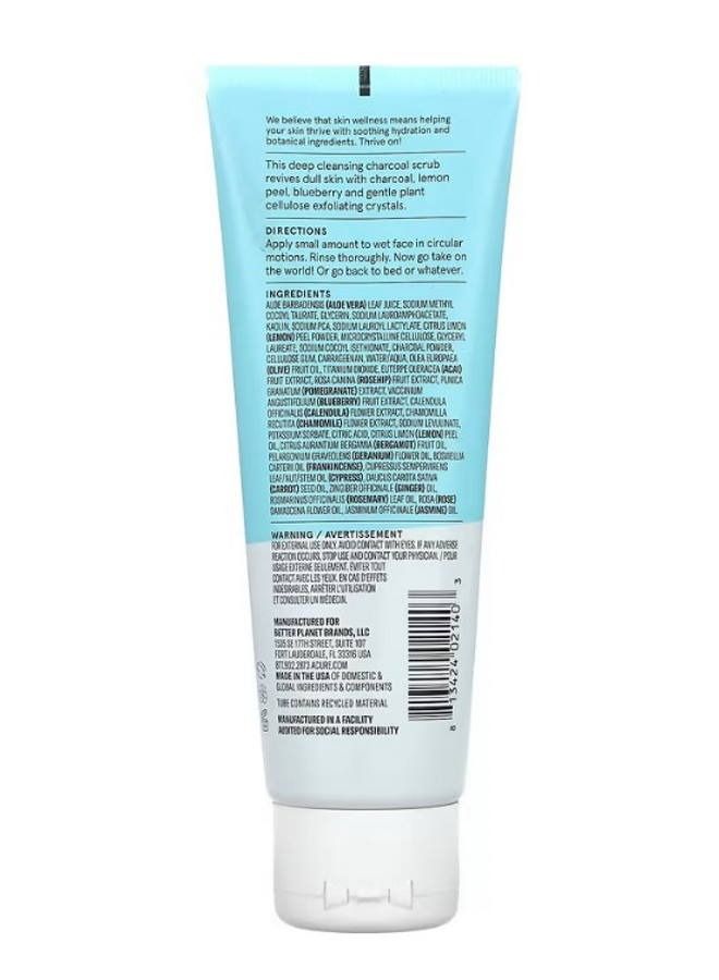 Incredibly Clear Charcoal Lemonade Facial Scrub 4 fl oz 118 ml