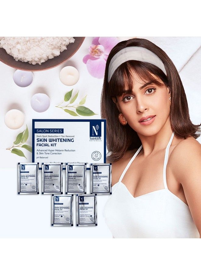 Natural'S Advanced Pro Formula Wine Facial Kit & Skin Whitening Facial Kit For Makes You Look Young Eliminates Visible Signs Ageing & Makes Skin Moisturize 60Gm Each Pack Of 4